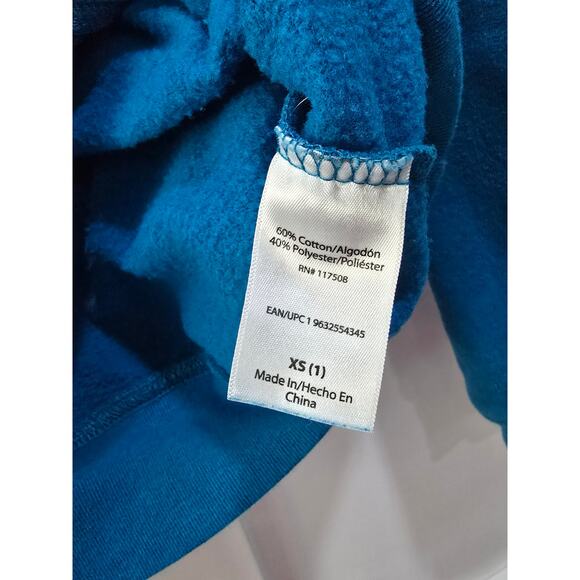 Wound Up “If You Can Be Anything Be Kind” Blue Sweatshirt - XS - Picture 4 of 12